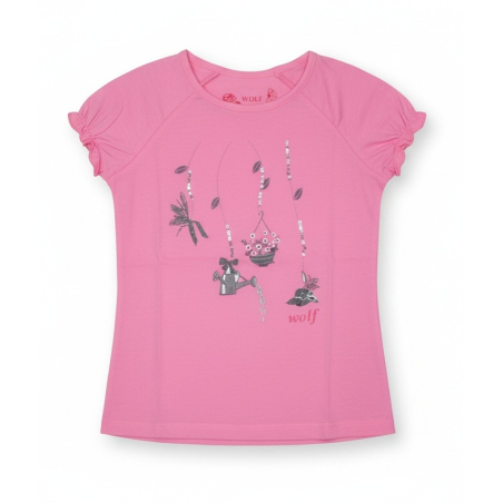 Dívčí letní tričko Wolf - zdobené