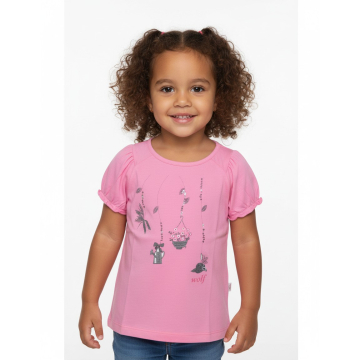 Dívčí letní tričko Wolf - zdobené