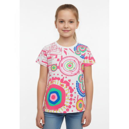 Dívčí letní tričko - mandala