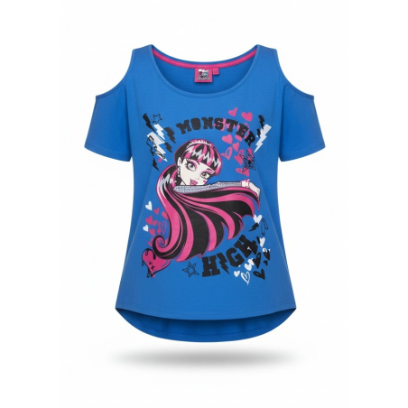 Dívčí letní tričko MONSTER HIGH - modrá