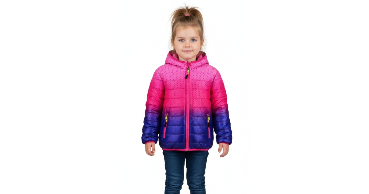 Dívčí prošívaná bunda jarní/podzimní | Lehká a hřejivá