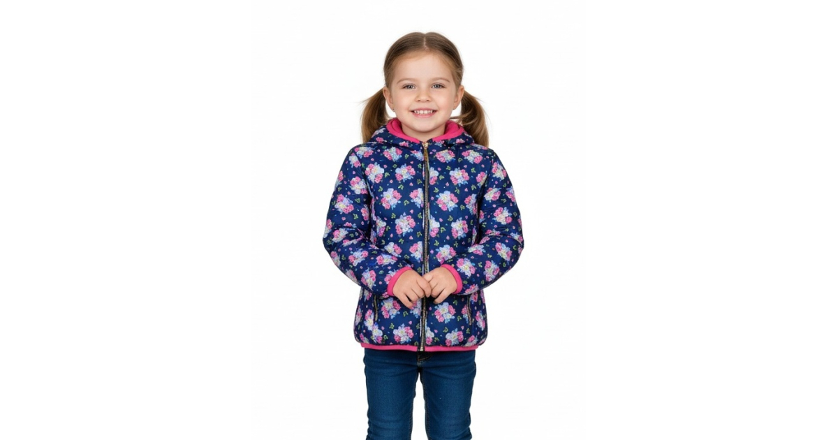 Dívčí prošívaná bunda jarní/podzimní | Lehká a hřejivá