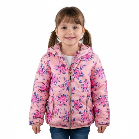 Dívčí prošívaná bunda jarní/podzimní | Lehká a hřejivá