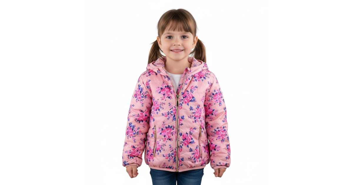 Dívčí prošívaná bunda jarní/podzimní | Lehká a hřejivá