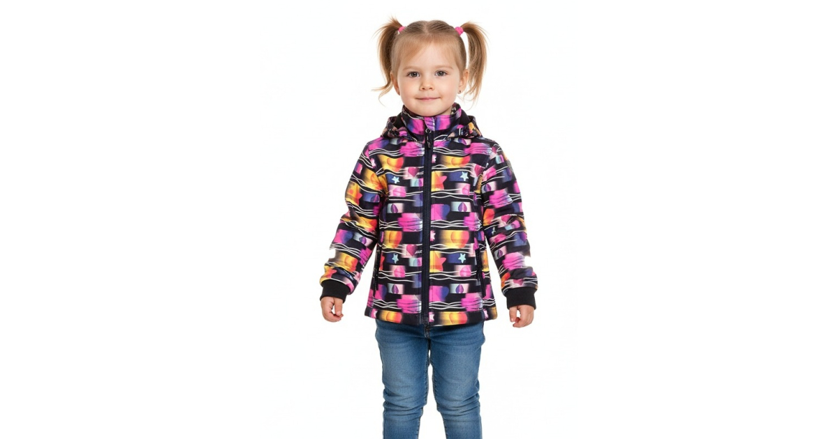 Dívčí softshellová bunda s fleecem | Nepromokavá, prodyšná, s reflexními prvky