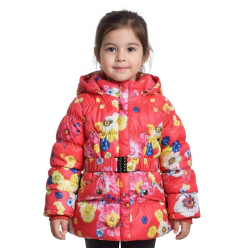 Dívčí přechodový kabátek s fleecem | Teplý a praktický