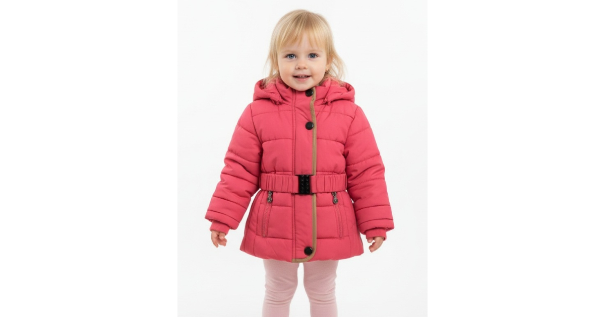 Dívčí zimní kabátek zateplený | Prodloužená bunda s fleecem