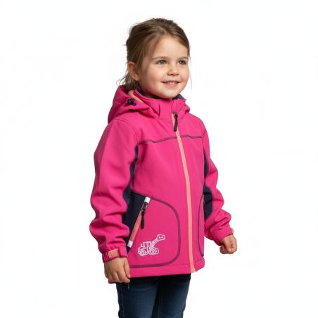 Dívčí softshellová bunda s membránou  | Nepromokavá, prodyšná