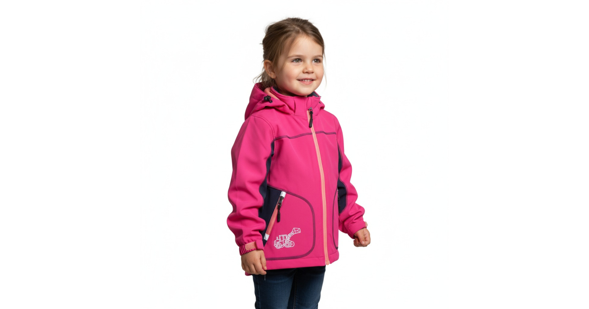 Dívčí softshellová bunda s membránou  | Nepromokavá, prodyšná