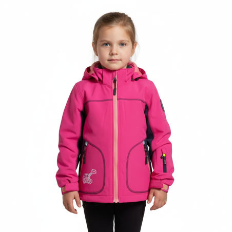 Dívčí softshellová bunda s membránou  | Nepromokavá, prodyšná