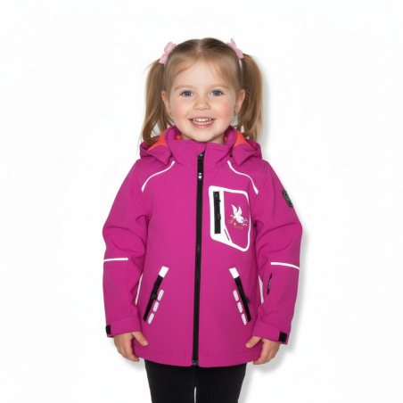 Dívčí softshellová bunda s membránou  | Nepromokavá, prodyšná