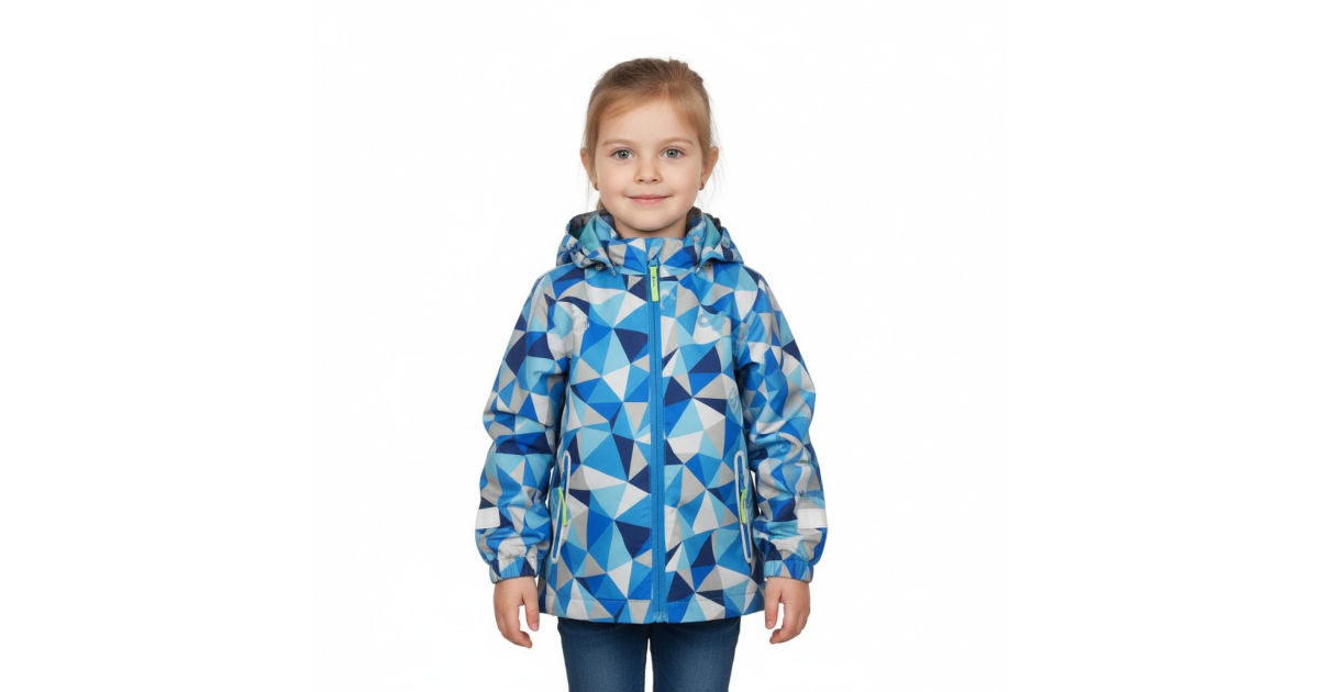 Dívčí jarní bunda nepromokavá | Šusťák s podšívkou