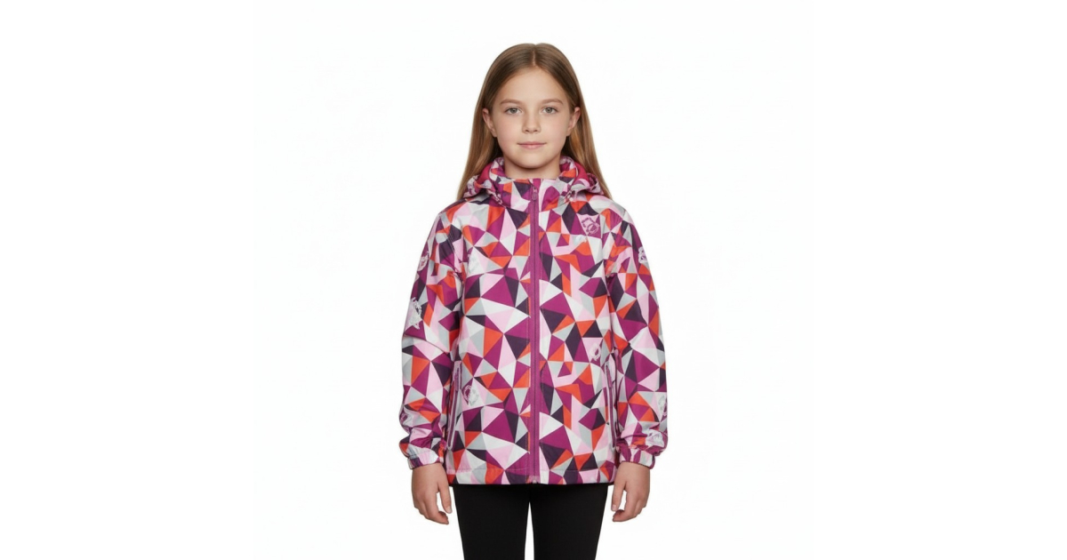 Dívčí jarní bunda nepromokavá | Šusťák s podšívkou