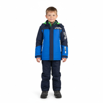 Chlapecká zimní bunda s kapucí Glo-story | Zateplená fleece