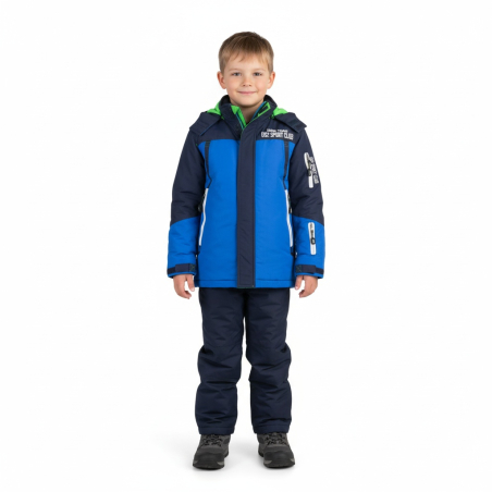 Chlapecká zimní bunda s kapucí Glo-story | Zateplená fleece