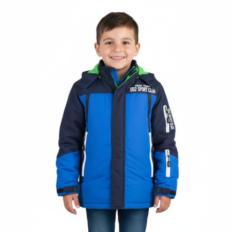 Chlapecká zimní bunda s kapucí Glo-story | Zateplená fleece