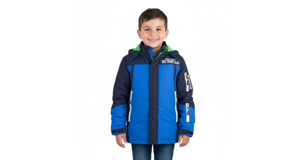 Chlapecká zimní bunda s kapucí Glo-story | Zateplená fleece