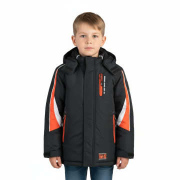 Chlapecká zimní bunda s kapucí Glo-story | Zateplená fleece