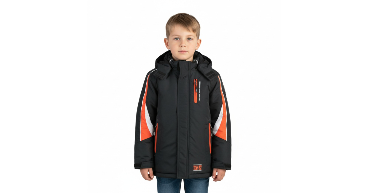 Chlapecká zimní bunda s kapucí Glo-story | Zateplená fleece