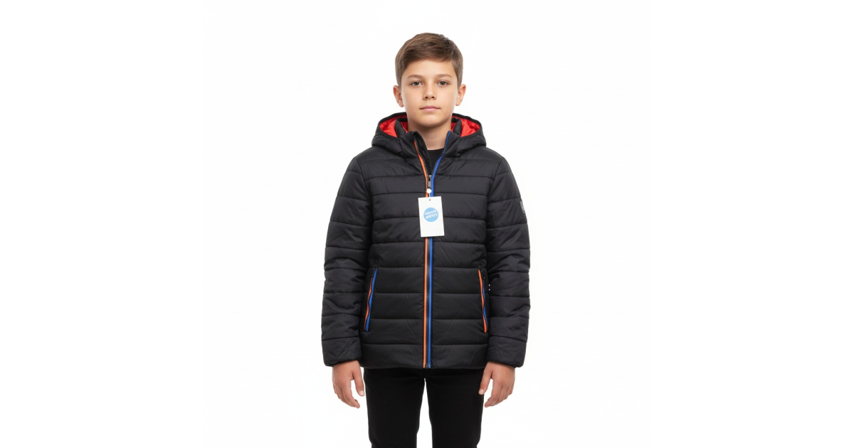 Chlapecká prošívaná zimní bunda – teplá a lehká