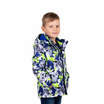 Chlapecká podzimní  bunda s fleecem | Nepromokavá, neprofoukne