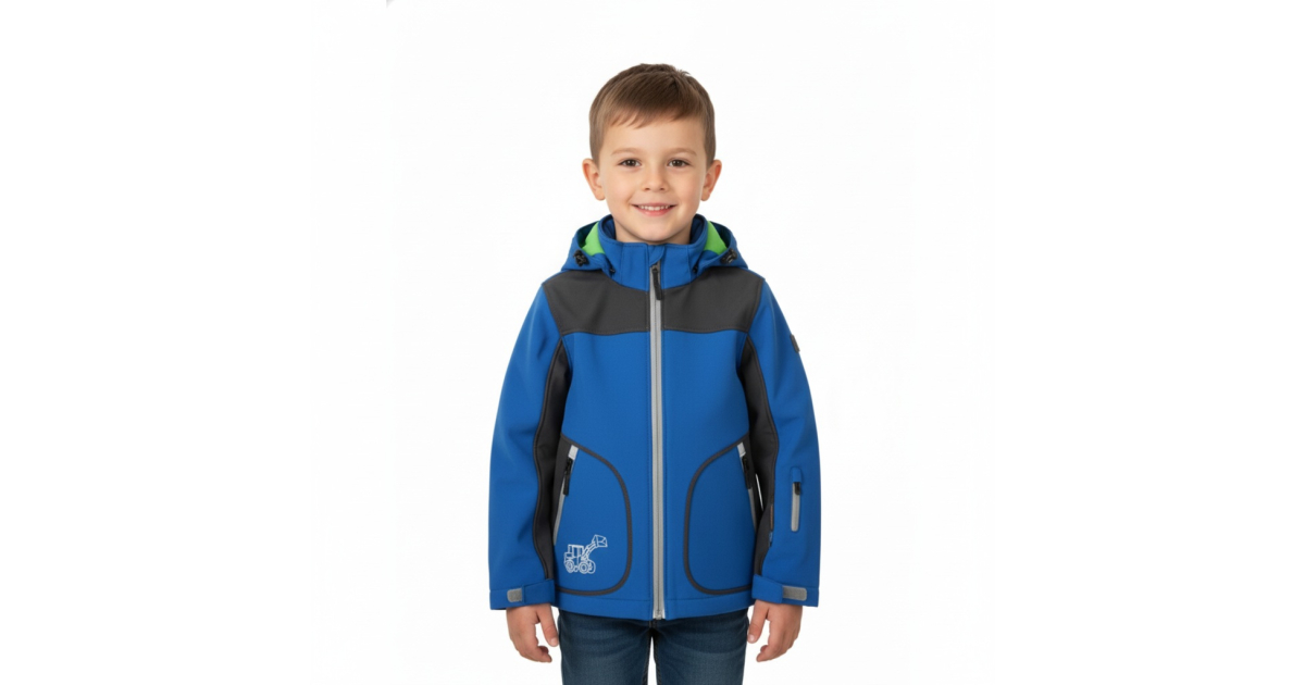 Chlapecká  softshellová bunda s membránou  | Nepromokavá, prodyšná