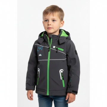 Chlapecká  softshellová bunda s membránou  | Nepromokavá, prodyšná
