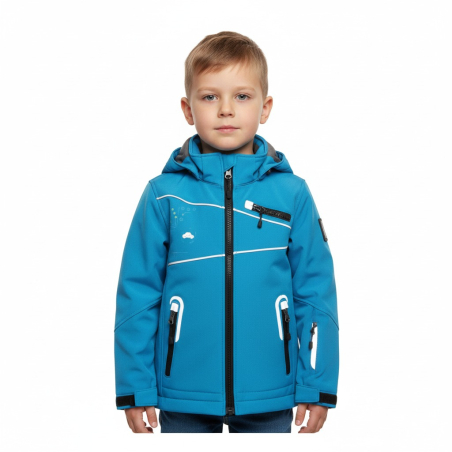 Chlapecká  softshellová bunda s membránou  | Nepromokavá, prodyšná