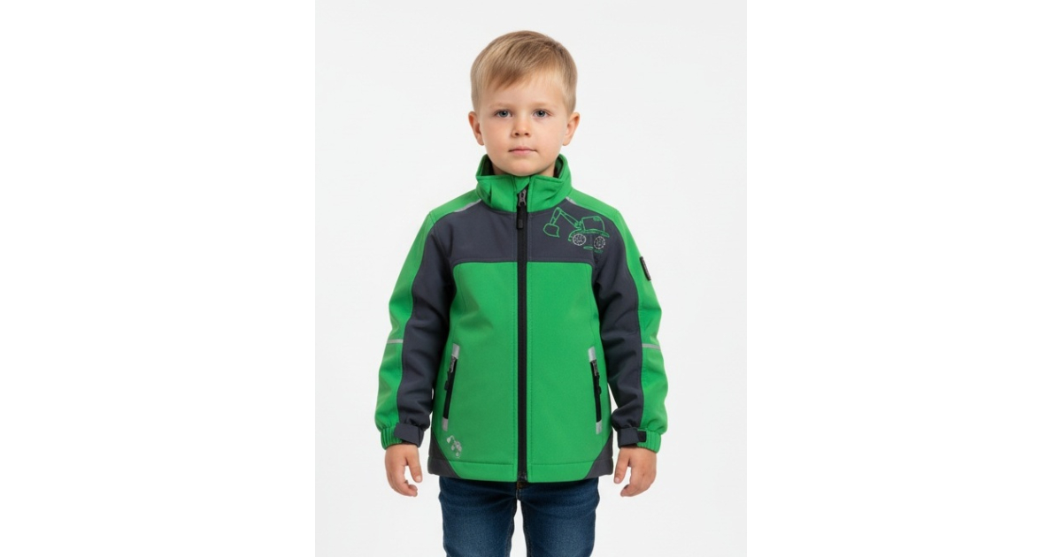 Chlapecká  softshellová bunda s membránou  | Nepromokavá, prodyšná