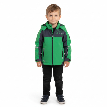 Chlapecká  softshellová bunda s membránou  | Nepromokavá, prodyšná