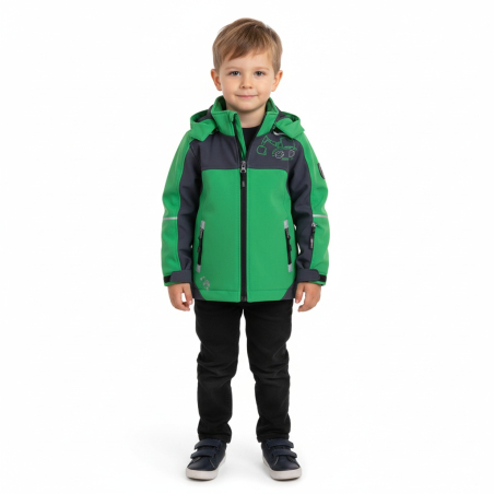 Chlapecká  softshellová bunda s membránou  | Nepromokavá, prodyšná
