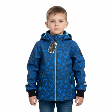 Chlapecká  softshellová bunda s membránou  | Nepromokavá, prodyšná