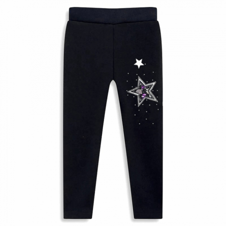 Dívčí zateplené legíny s kožíškem | Teplé a stylové