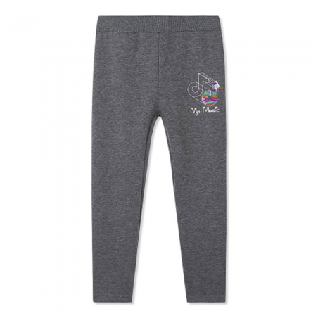 Dívčí zateplené thermo legíny TIK TOK s flitry