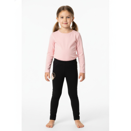 Dívčí zateplené zimní legíny s kožíškem 🐞