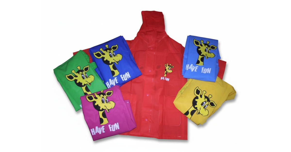 Dětská pláštěnka Viola - žirafa česká