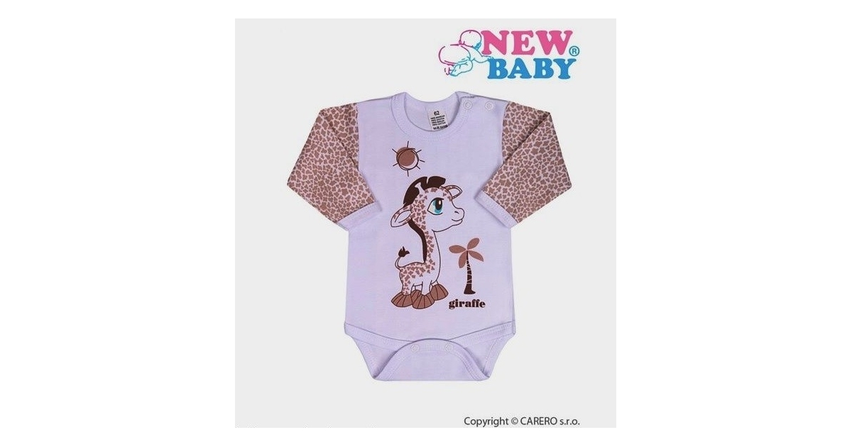 Kojenecké body - žirafka NEW BABY