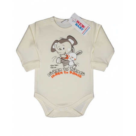 Kojenecké bavlněné body - sloník