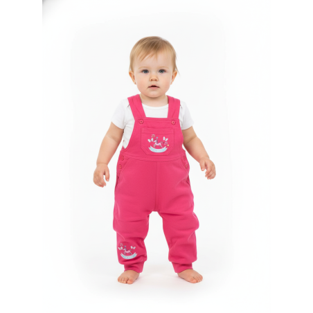 Kojenecké tepláky s laclem - zahradníčky Kugo