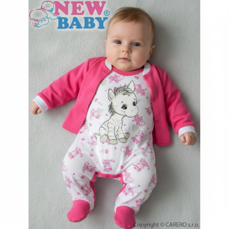 2-dílná kojenecká souprava New Baby Zebra - vel.68