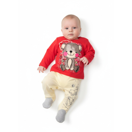 Kojenecká souprava - medvídek - vel.68