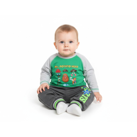 Kojenecké tričko a tepláčky s dinosaurem vel.74