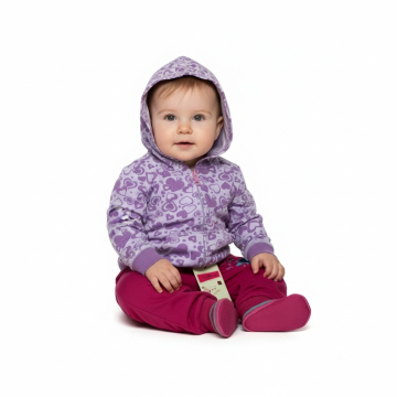 Kojenecká tepláková souprava - srdíčková Wolf