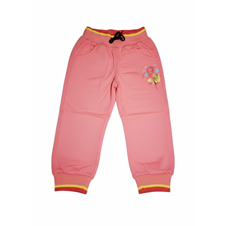 Dívčí tepláky Kugo víla - lososová