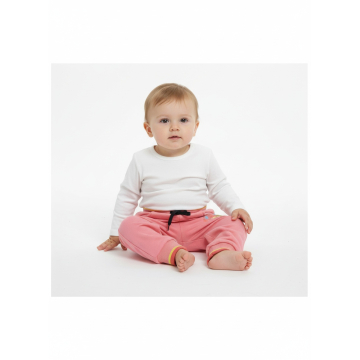 Dívčí tepláky Kugo víla - lososová