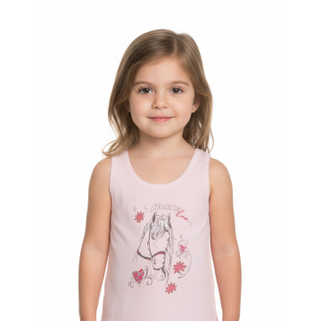 Dívčí spodní košilka -tílko - koníček Wolf