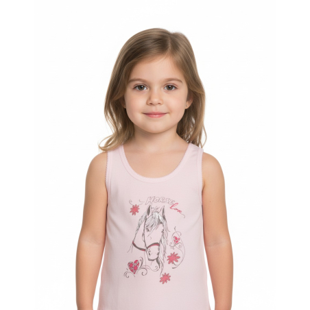 Dívčí spodní košilka -tílko - koníček Wolf